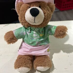 2023 Masters Teddy Bear Plush Toy Augusta National Pink Green Skirt 10" Golf